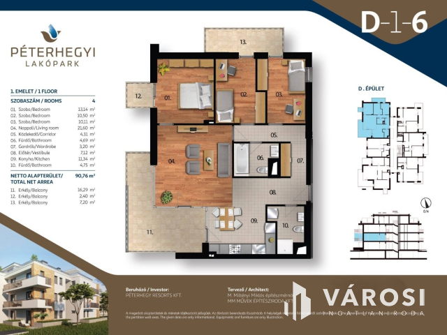 Kulcsrakész lakás Péterhegyen D-1-6
