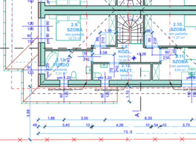 Új építésű ikerfél csendes utcában eladó