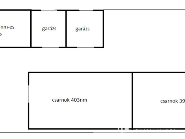 Vállalkozás és lakás a határ mellett.