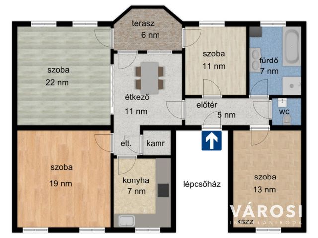 4/1. ben. 2 lakás ,1 garázs, 1 beálló !