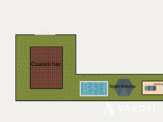 Csendes telek két utcai bejárattal és temérdek lehetőséggel
