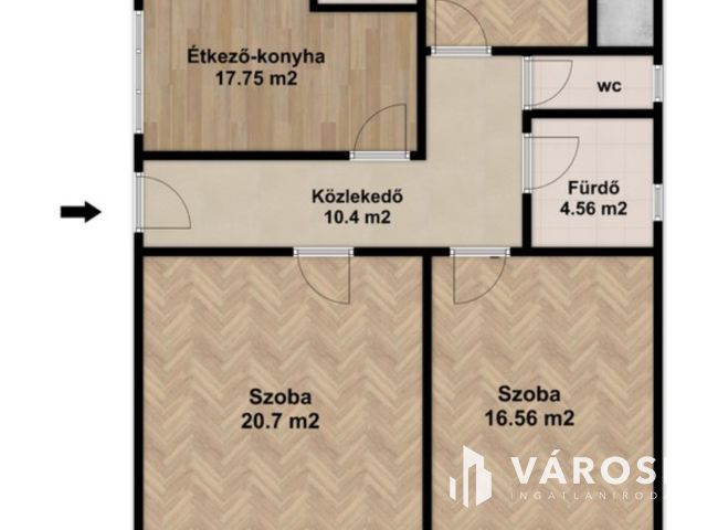 Jó szerkezet, jó elrendezés, nyugodt környezetben